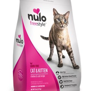 NULO CAT FS GRAIN FREE KITTEN & CAT CHICKEN & COD 5LB – 2.27 KG