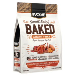 EVOLVE DOG GRAIN FREE OVEN BAKED – HORNEADOS – PAVO