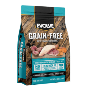 EVOLVE DOG GRAIN FREE DUCK – PATO