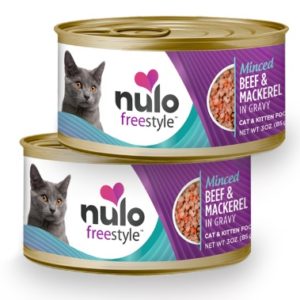 NULO CAT FS GRAIN FREE MINCED-PICADO BEEF & MACKEREL LATA 3 OZ – 85 GR