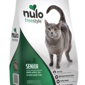 NULO CAT FS GRAIN FREE SENIOR ALASKA POLLOCK, DUCK, & SWEET POTATO